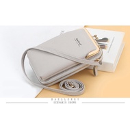 BAELLERRY - DOMPET HP WANITA LUXURY PANJANG MULTIFUNSI TAS SELEMPANG KULIT SLOT KARTU ATM BAELERRY