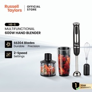 Russell Taylors Multifunction Hand Blender Food Processor (600W) HB-6