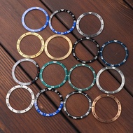 Flat Ceramic Bronze Steel Bezel Insert 38mm*31.6mm MOD For Japan Brand SKX007 SKX009 Divers Replacem