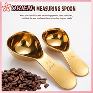 ORIEN Coffee Bean Measuring Spoons, 1 Tbsp or 2 Tbsp 15/30ml Coffee Scoops, Durable Stainless Steel 