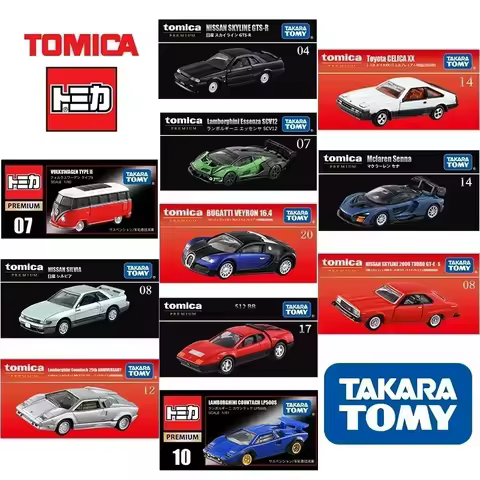 Takara Tomy Tomica Premium Toyota Honda Nissan Lamborghini TP Scale 1/64 Cars Alloy Diecast Model Ki
