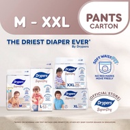 Drypers SuperDry Premium Pants Baby Diaper M/L/XL/XXL Size - Carton Drypers Drypantz