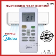MIDEA *ORIGINAL* | Midea Remote Control FOR Air Cond Aircond Air Conditioner | Model : RG-52A3-ORI