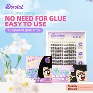 MATA YG (READY SMALL) DOROLAB Flower Series IRIS Beginner false eyelashes Gluebebas does not need to