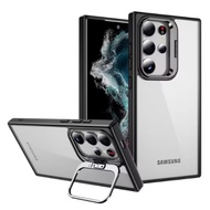 NEW Luxury Pro Stand Camera Case SAMSUNG S23FE S24 S24Plus S24ULTRA Hard Case Standing Camera Anti Y