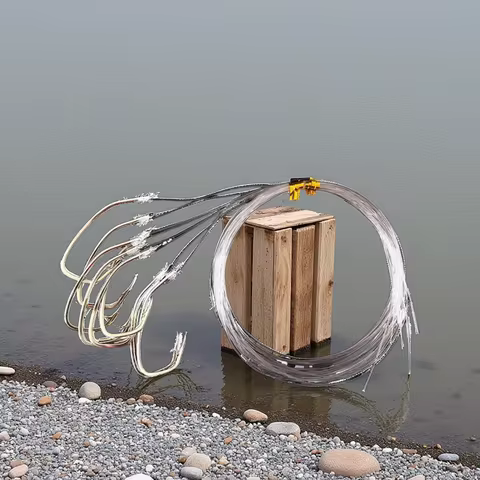 PD Fishing Gear Sea Bass Hooks Fishing Set Tied Subline Hooks Boat Fishing Accessories Quick Change 