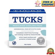 Tucks Medicated Cooling Pads 100 Count Witch Hazel Pad For Hemorrhoidals