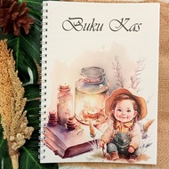 ES88 2-IN-1 CASH BOOK SPIRAL BINDING 100 PAGES NON-CUSTOM