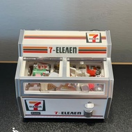 Taiwan Delivery+Uniform Editing [711 Same Style Miniature Horizontal Small Freezer] Can Open Doors T