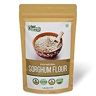 ORGANIC ZING Pure Natural Sorghum Flour | Joire Flour | Sorghum Gluten Free | High Fiber, Preservative Free Sorghum Powder | Made in India - 454gm