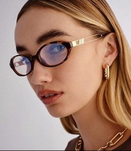Le Specs lunita tortoiseshell light gold blue light eyeglasses blouse top shop 澳洲品牌超靚玳瑁啡色淡金框平光眼鏡 旅行 