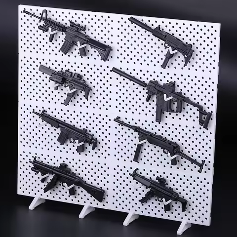 1/6 Scale MP40 UZI MP5 MP7 MP5SD5 HK53 MK18 Submachine Gun Plastic Assembled Firearm 4D Puzzle Model