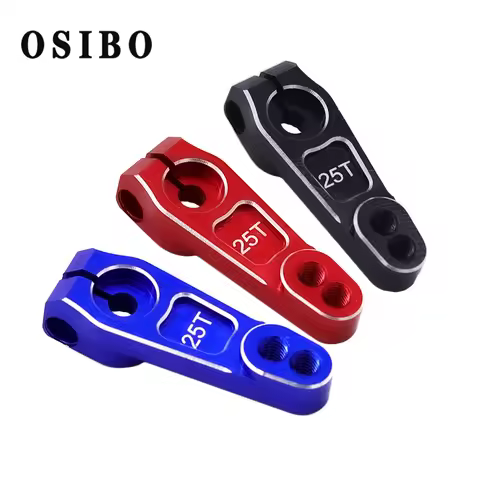 7075-t651 Metal 25t Steering Arm Servo Horn For 1/10 Rc Crawler Trax Trx4 Trx-6 Axial Scx10 Yikong R