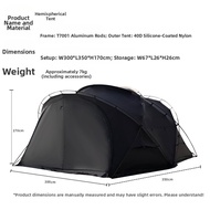 GLAMPING | Windproof Waterproof Sun Protection Dome Tent
