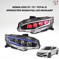Honda Civic Fc / Tc / Tcp 16-21 - LED Headlamp (4 Projector Design)
