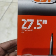 CST 27.5 INCH 650B BICYCLE INNER TYRE SIZE 27.5x1.50 TO 27.5x1.75 SMALL VALVE PRESTA FV