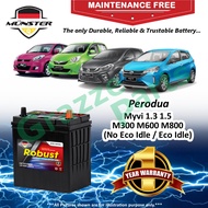 Münster Robust MF CMF EFB Car Battery Bateri Kereta for Perodua Myvi 1.3 1.5 M300 Lagi Best M600 D20