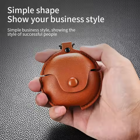 Case for Huawei FreeBuds 4i 5i 6i Leather Business Style Case Wireless Earphone Headphone Shockproof