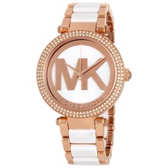 Authentic Michael Kors Women Parker White Dial Stainless Steel Watch MK6365 Jam Tangan Wanita Peremp