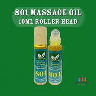 泰国801[READY STOCK] 泰国801传统药油 Thailand 801 Massage Oil 10ml Roller Head 泰国801按摩精油10ml滚轮瓶【马来西亚发货】