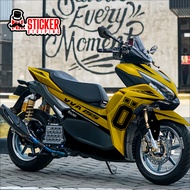 Yamaha Aerox VVA Aerox Connected full body custom sticker O Suspension motif