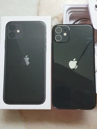 APPLE 黑色 iPhone 11 128G 約近全新 i11 盒裝配件齊全 刷卡分期零利率 無卡分期