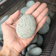 90s Greenovation Decorative White Grey Pebble Stone 白灰色 鹅卵石 3-6cm 6-10cm 10-14cm 15cm+ (3KG)