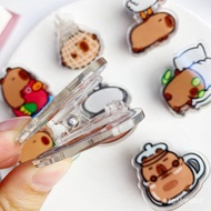 [Taichung Straight Hair-Fast Delivery] Cute Kapibara Note Holder Cartoon Anime Merchandise Double-Si