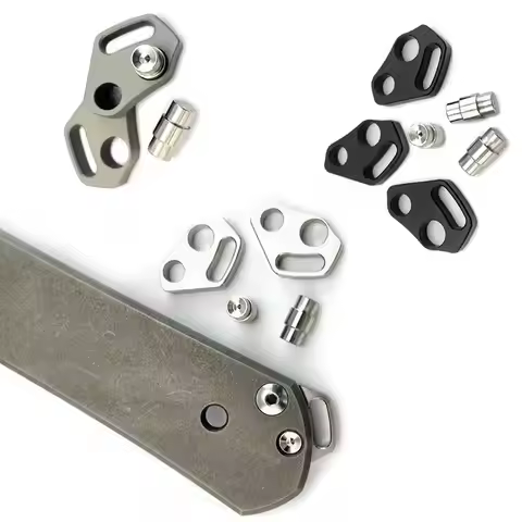 Titanium Knife Hanging Rope Parts With Screw For CR Chris Reeve Large Sebenza 21 31 Knives