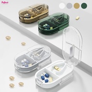 Preferme Portable Medicine Box Pills Splitters Cutter Medicine Box Mini Storage Box Pill Tablet Pill Cutter Divide Medicine Storage Box