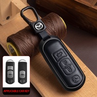 MAZDA 2 3 5 6 CX3 CX4 CX5 CX7 CX8 CX9 Leather Car Key Case Cover Accessories