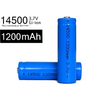 3.7V AA Rechargeable LI-ION Battery 14500 1200mAh LITHIUM Battery 2 Slot Charger AA 5 Size Boleh Cas