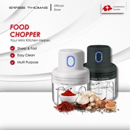 Swiss Thomas Cordless Tanpa Wired Mini Chopper Blender Rechargeable USB Food Processor Electric Garl