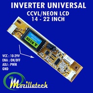 UNIVERSAL MODUL DRIVER INVERTER LAMPU NEON CCFL CCVL TV LCD MONITOR KOMPUTER 14 15 17 19 20 22 24