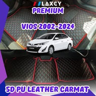Toyota Vios 2002-2025 LAXEY Carpet  Floor Mat 5D Carpet