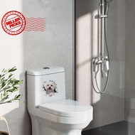 Creative 3d Cracked Animal Puppy Cute Funny Bathroom Wall Decoration Self-adhesive Home B7m5