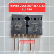 Toshiba 2SC5200 2SA1943 C5200 A1943 Lot 524 Original