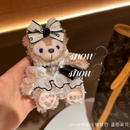 Summer Chanel Rose Cute Plush Pendant Bag Doll Doll Pendant Keychain Shellie Rose High-value