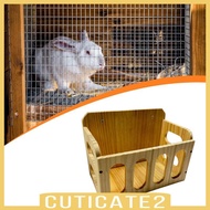 [Cuticate2] Wooden Rabbit Hay Feeder, Rabbit Hay Dispenser, Small Animal Hedgehog Hay Holder