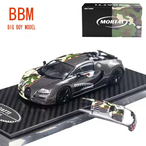 Diecast 1/64 Scale Bugatti Veyron Car Model Alloy Bugatti V Air Model Car Toys for Boy Play Vehicles