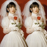 Photo Studio Retro Wedding Dress - 80s Themed Chinese Light Costume