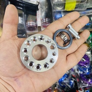 [HÀNG THAY THẾ] THỚT XOAY CO XĂNG BÌNH XĂNG CON TRANG TRÍ XE CAO CẤP (MÀU BẠC)