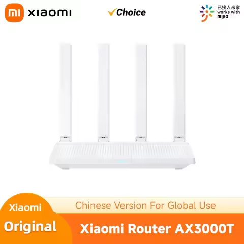 2024 New Xiaomi Router AX3000T 5GHz 160MHz Broadband 1.3GHz Processor High Speed NFC Home Office Gam