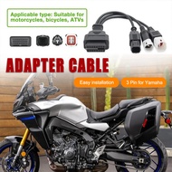 3-in-1 Motorcycle Connector Adapter 3Pin 4Pin 6Pin For Yamaha Honda Y15 V2 Y16 N-Max X-Max