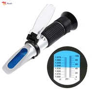 Salinity Meter Refractometer Water Reader Marine 0~100% Salt Aquarium Tester