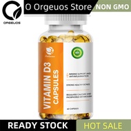 Vitamin D3 5000IU | Bone Heart & Immune Support  Vitamin D3 125 mcg (5000 IU) Fish Gelatin Softgels