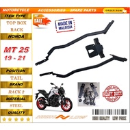 YAMAHA MT25 TOP BOX J RACK MONORACK HEAVY DUTY