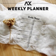 Acrylic Weekly Planner Weekly Planner/ Acrylic Planner/ Schedule Board/ Schedule Board/ Acrylic Cale