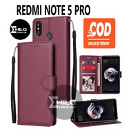 HP Case Flip Wallet XIAOMI REDMI NOTE 5 PRO Premium Leather Flip Wallet Case/Mobile Wallet Case