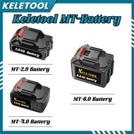 【 SG In Stock】Keletool 4.0AH 2.0AH  Lithium Battery High Capacity Li-ion Battery Replacement Battery